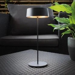 LED-bordlampe Cocktail, batteri dimbar, svart