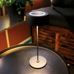 LED-bordlampe Cocktail, batteri dimbar, svart