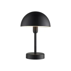 LED-bordlampe Ellen To-Go, svart, aluminium