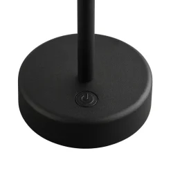 LED-bordlampe Ellen To-Go, svart, aluminium