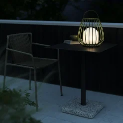 LED-bordlampe Jim To-Go, utendørs, grønn