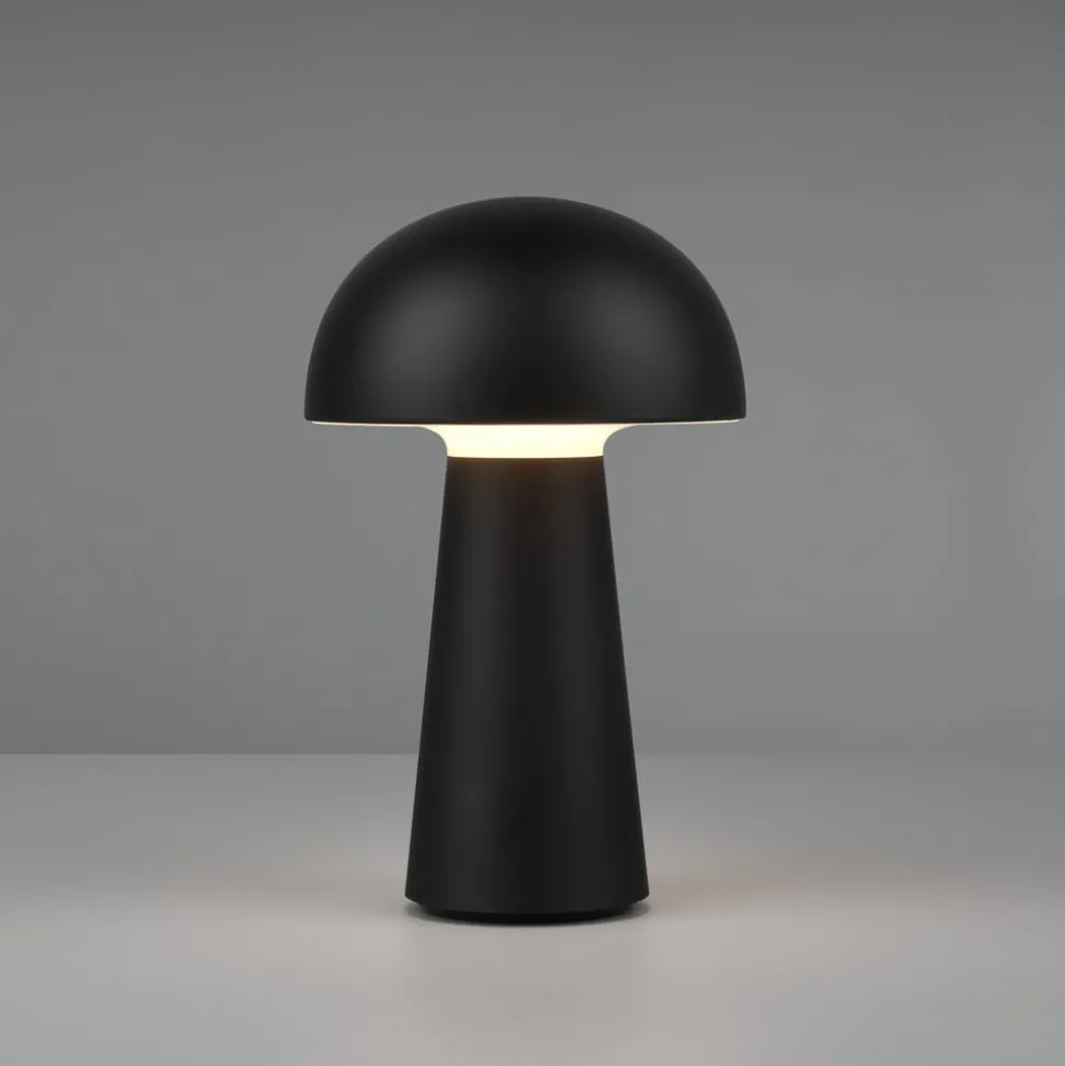 LED-bordlampe Lennon IP44 batteri, touch-dim svart