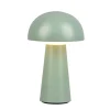 LED-bordlampe Lennon IP44, batteri touchdim grønn