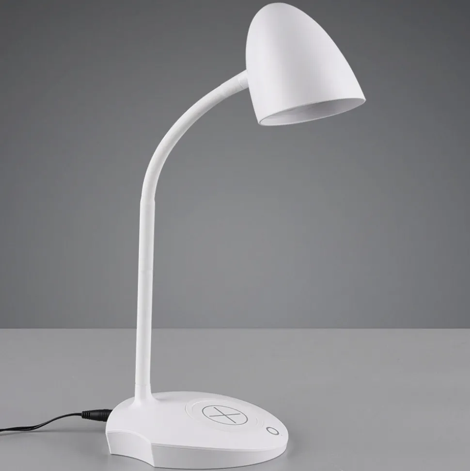 LED-bordlampe Load, induktiv ladestasjon, hvit