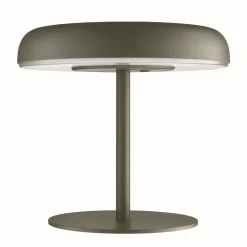 LED-bordlampe med solcellepanel og batteri Elmer, grønn, metall, IP44