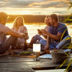 LED-bordlampe Milano Pro, RGBW, fjernkontroll