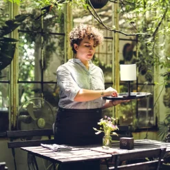 LED-bordlampe Milano Pro, RGBW, fjernkontroll