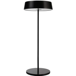 LED-bordlampe Miram med batteri, dimbar, svart