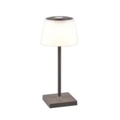 LED-bordlampe Sanchez, RGBW og dimmer, antrasitt