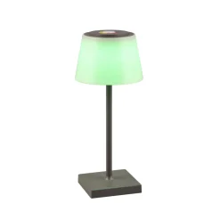 LED-bordlampe Sanchez, RGBW og dimmer, antrasitt