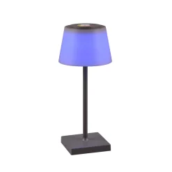 LED-bordlampe Sanchez, RGBW og dimmer, antrasitt