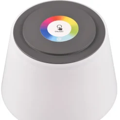 LED-bordlampe Sanchez, RGBW og dimmer, antrasitt