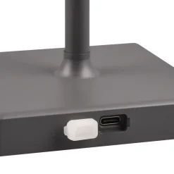 LED-bordlampe Sanchez, RGBW og dimmer, antrasitt