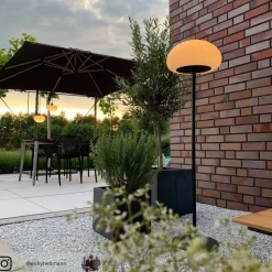 LED-bordlampe Sponge table med 21,5 cm batteri