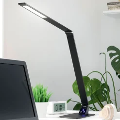 LED-bordlampe Wasp, med touchdimmer, svart