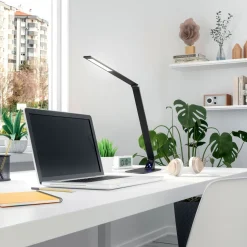 LED-bordlampe Wasp, med touchdimmer, svart