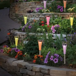 LED-deko-solcellelampe 4180702 farge jordspyd 10er