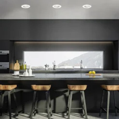 LED-downlight 7602 3stk IP65 3 000 K hvit