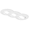 LED-downlight 7597 3stk IP65 4 000 K hvit