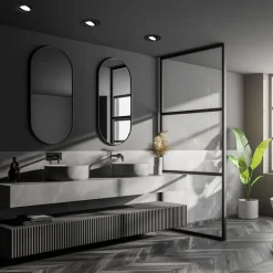 LED-downlight 7597 3stk IP65 4 000 K svart