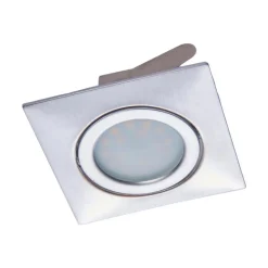 LED-downlight Andrej, kantet, krom