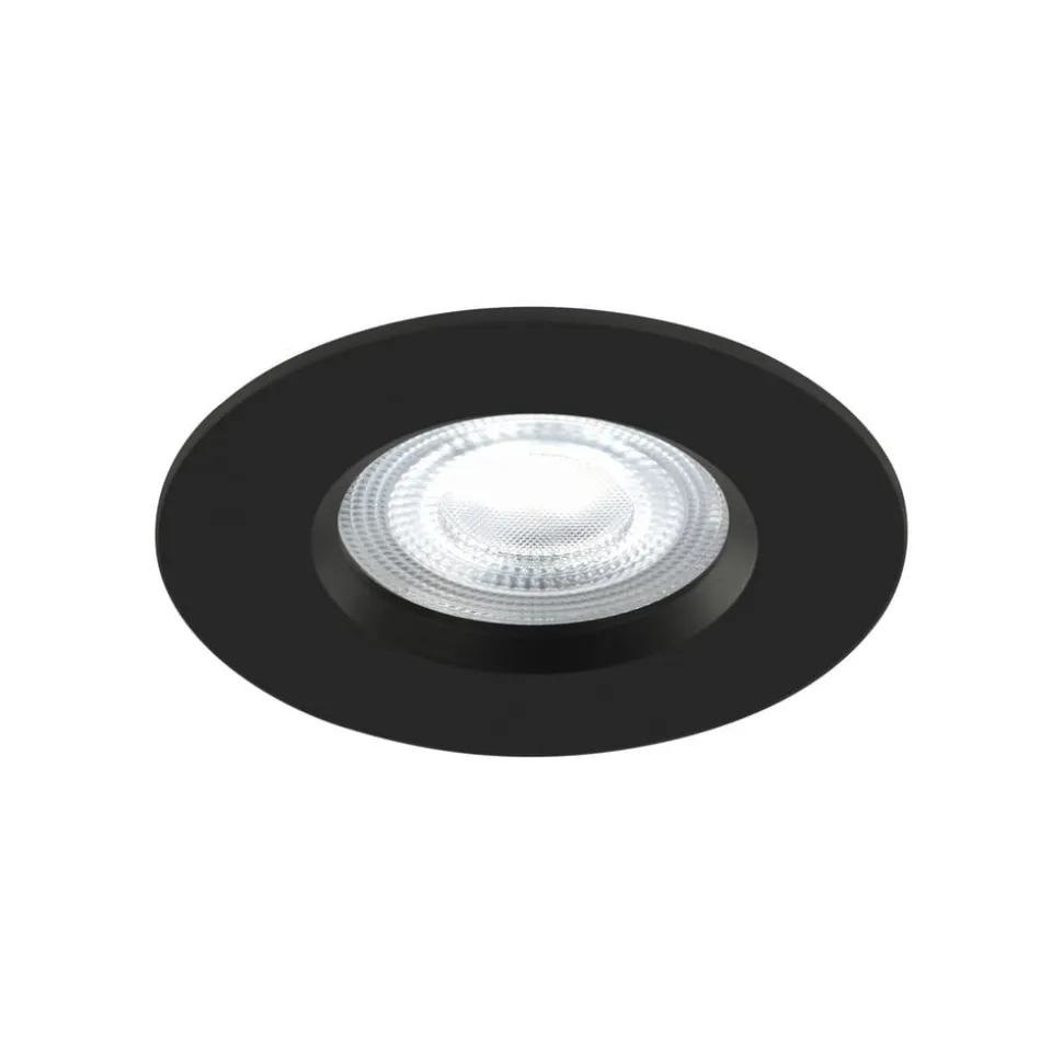 LED-downlight Don Smart, 3 stk, svart