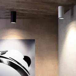 LED-downlight for utenpåliggende montering Lucea 20 W svart