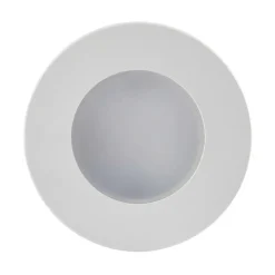 LED-downlight Holstein IP65, 116° stiv, hvit