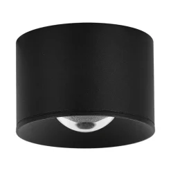 LED-downlight S131, Ø 8 cm, sandgrå