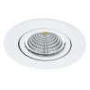 LED-downlight Saliceto rund fleksibel 4 000K hvit