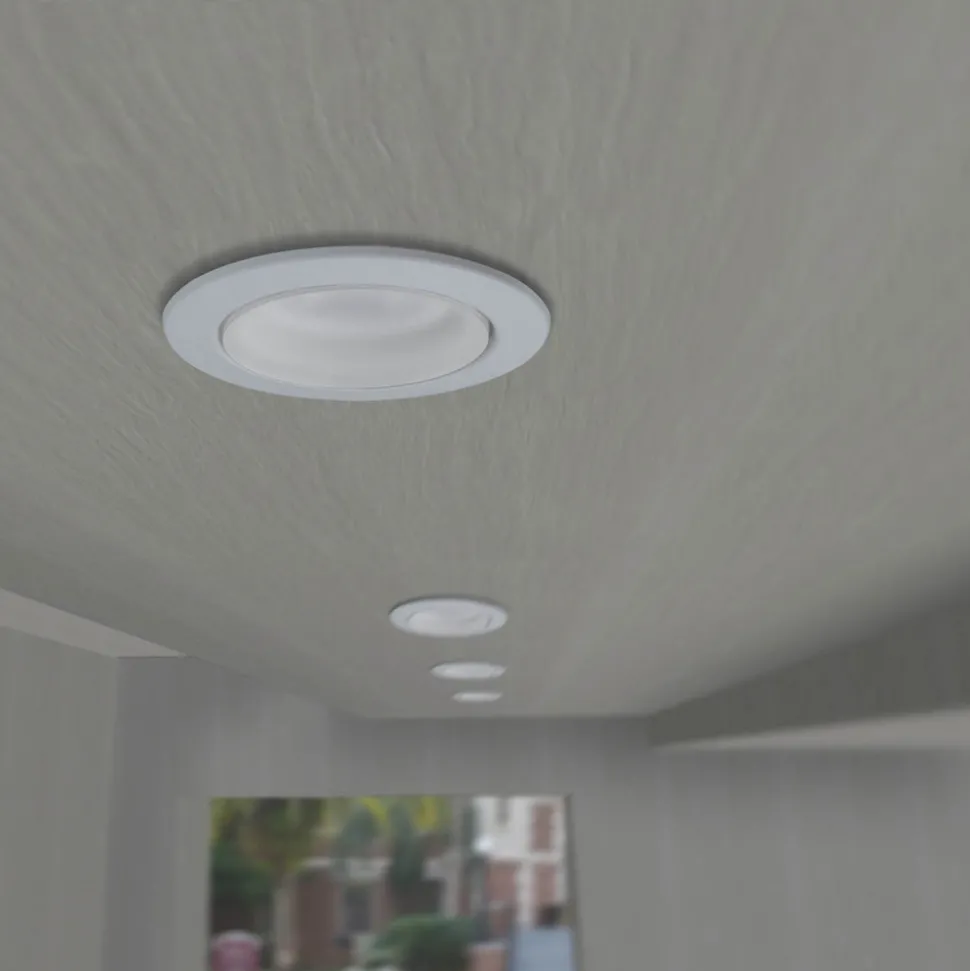 LED-downlight Teresa 90, GU10, CCT, 3,5 W, hvit