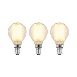 LED-dråpepære E14 4W 2 700 K matt dimbar 3 stk