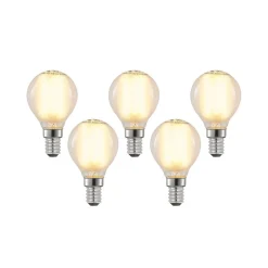 LED-dråpepære E14 4W 2 700 K matt dimbar 5 stk