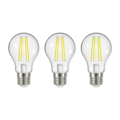 LED-filament E27 5W 3 000 K 1060 lumen klar 3 stk