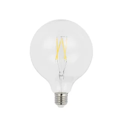 LED-filament E27 6W 2 700 K G125 globe klar 2 stk