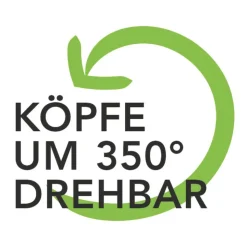 LED-gatelampe Cuba, 1 lyskilde, antrasitt, 3 000 K