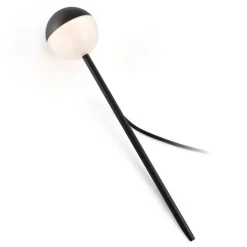 LED-gatelampe Piccola med jordspyd, svart