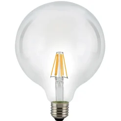 LED-globepære E27 8W 827 klar