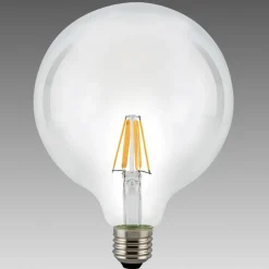 LED-globepære E27 8W 827 klar