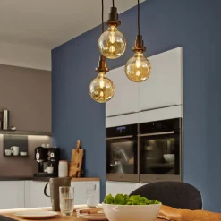 LED-globepære Gold E27 2,5 W, varmhvit, 220 lumen