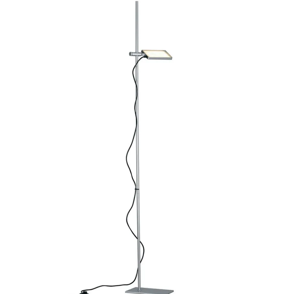 LED-gulvlampe Book, grå