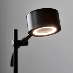 LED-gulvlampe Clyde, 2 lyskilder, med dimmer