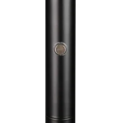 LED-gulvlampe Mondello, matt svart, dimbar, svingbar