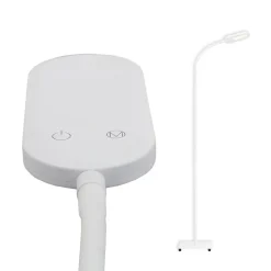 LED-gulvlampe Office Step, hvit, dimbar, CCT