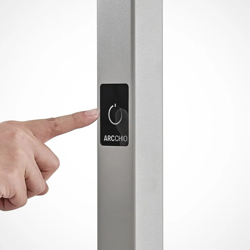 LED-gulvlampe til kontor Nelus Neo, dimmer/sensor