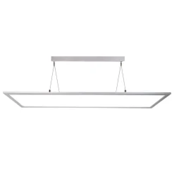 LED-hengelampe 3422 kantet, dip-bryter, aluminium