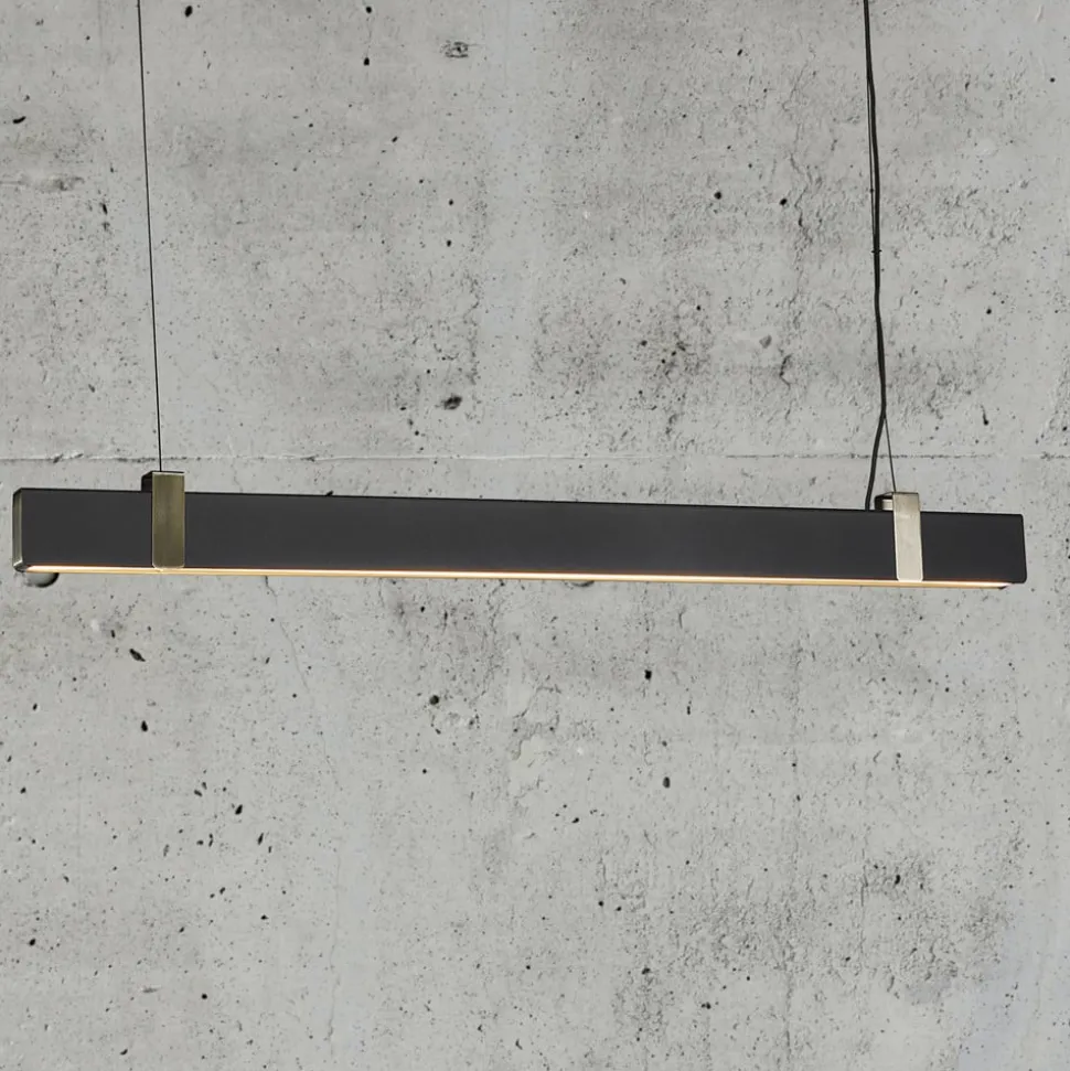 LED-hengelampe Lilt svart