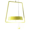 LED-hengelampe Miram med batteri, dimbar, gul