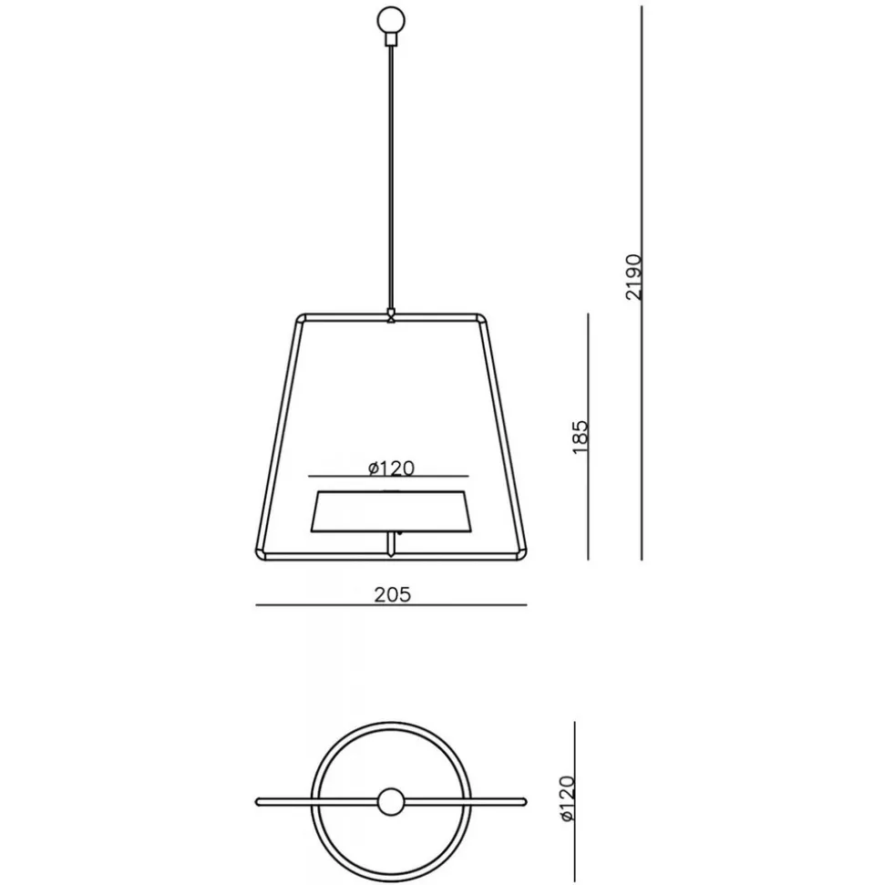 LED-hengelampe Miram med batteri, dimbar, gul