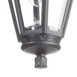 LED-hengelampen Sichem Anna 6W 2 700 K svart/klar